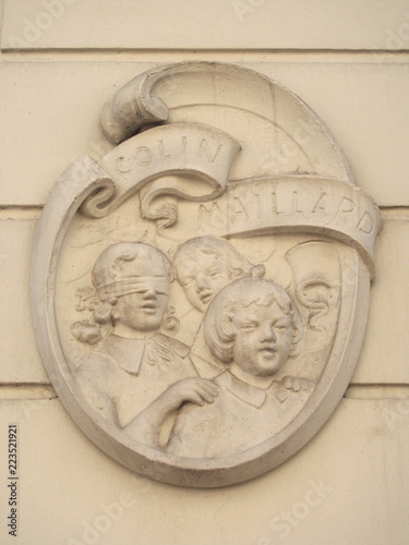 Relief sur une façade photo