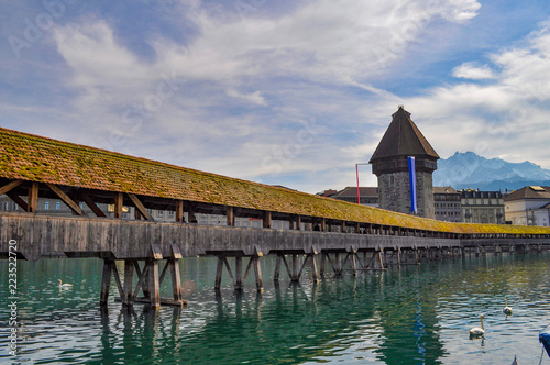 Chapel Bridge, Luzern, Swizerland