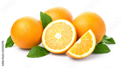 Foto Orange fruit isolated
