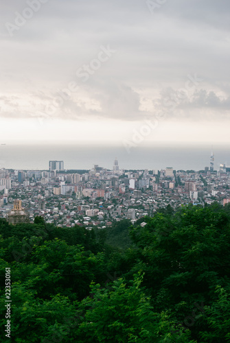 Beatiful colorful Georgian cityscape of Batumi. Panoramic view © Yurii Zymovin