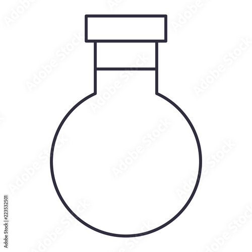 Chemistry flask symbol