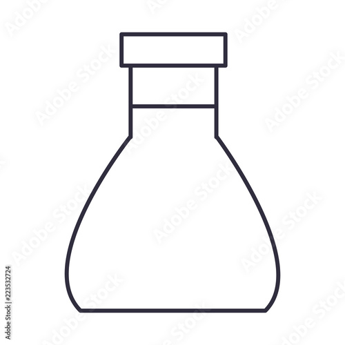 Chemistry flask symbol