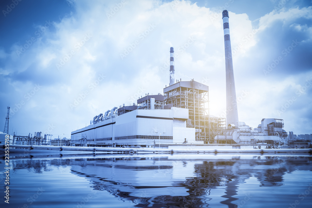 Large scale chemical plant.. Large scale chemical plant..