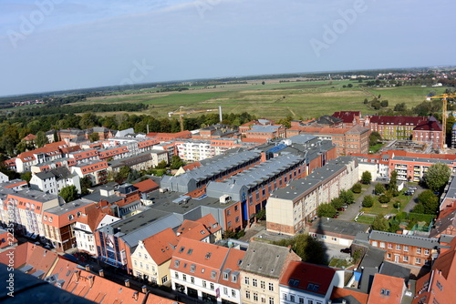 Greifswald, Ausblick vom Turm des Doms St. Nikolai