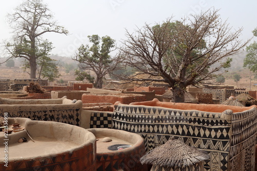 Tiebele - vue d'une terrasse photo