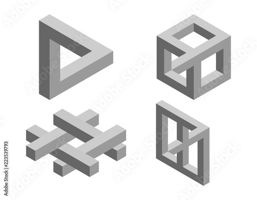 Impossible object set No3. ...