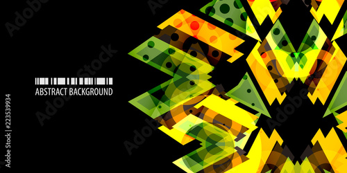 Geometric colorful abstract background