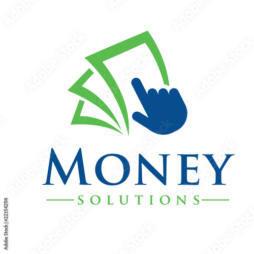 Money and Billing Solutions Logo Design Inspiration Vector