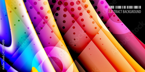 Geometric colorful abstract background