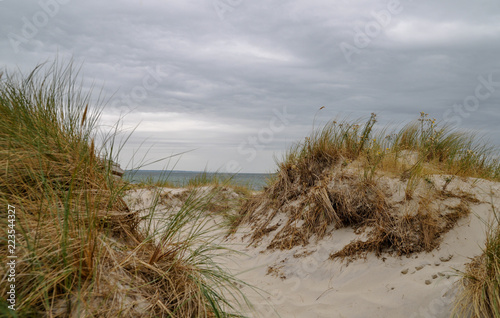 strandaufgang strand sand himmel ostsee urlaub photo