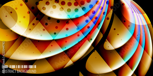 Geometric colorful abstract background