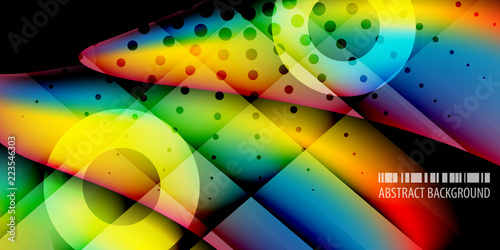 Geometric colorful abstract background