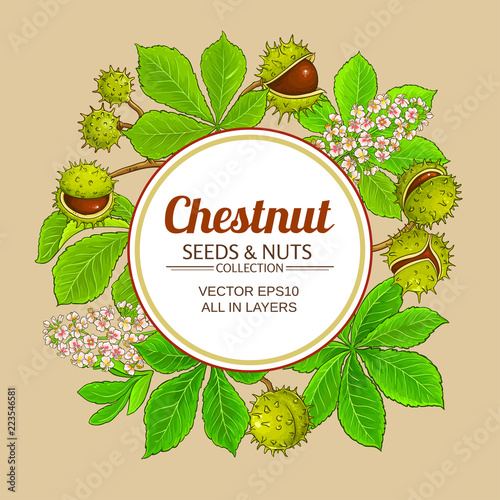 chestnut vector frame