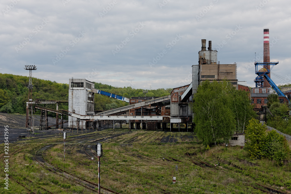 An old coal mine in Poland.