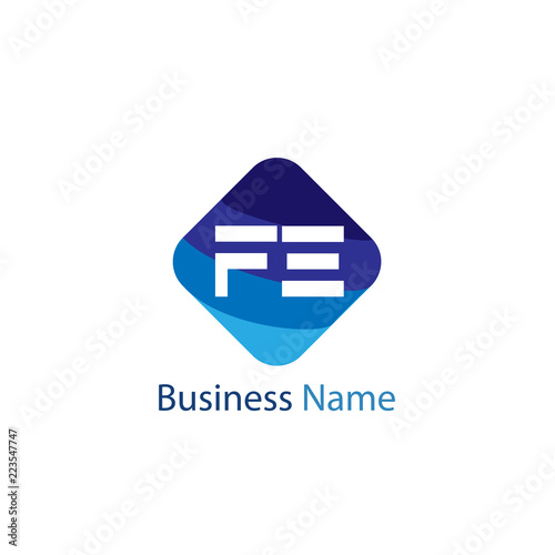 Free Download Initial Letter FE Logo Template Design - GFXLoad