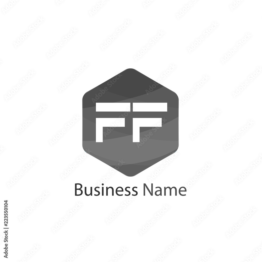 Obraz premium Initial Letter FF Logo Template Design