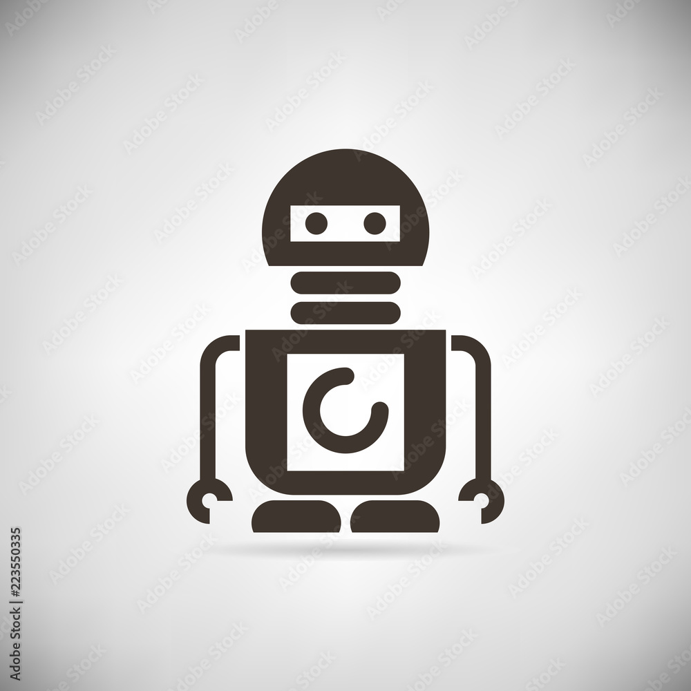 Fototapeta premium robot icon