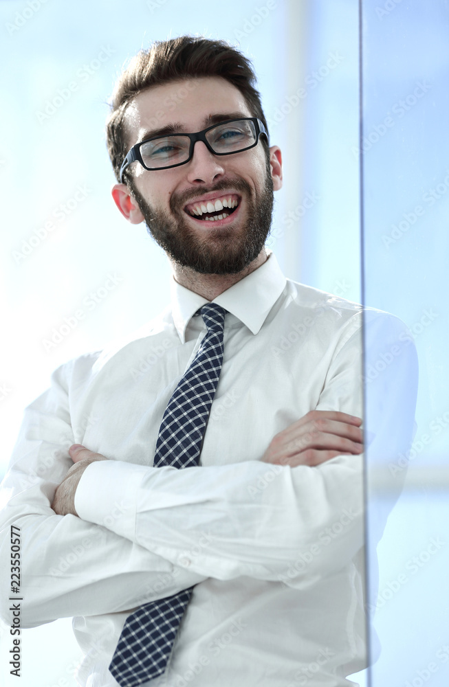 close up.portrait of a successful young businessman. close up.portrait of a successful young businessman.