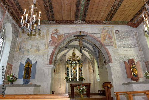 Chapel Ranft of saint hermit Niklaus von Flüe at Flüeli-Ranft on Switzerland photo