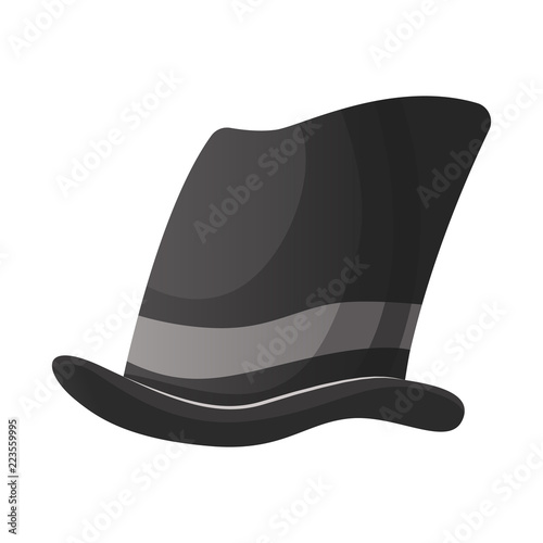 Isolated object of headgear and cap sign. Collection of headgear and accessory stock symbol for web.