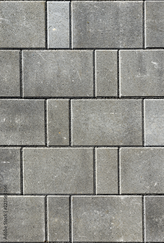 Concrete or cobble gray pavement slabs or stones for floor, wall or path. Concrete or cobble gray pavement slabs or stones for floor, wall or path.