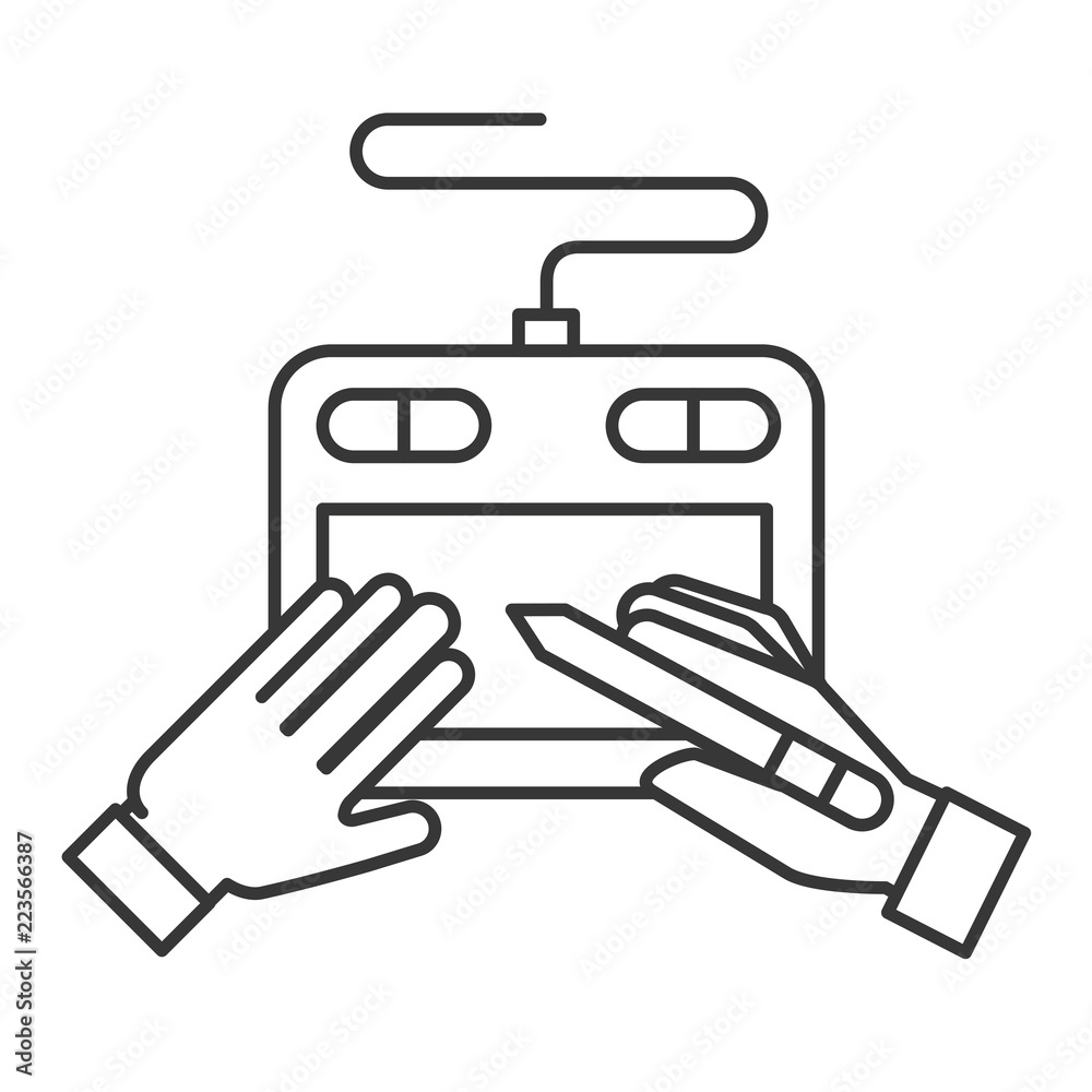 graphic designer hands with tablet digital pen graphic designer hands with tablet digital pen