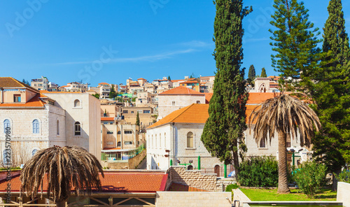 Tableau sur toile Roofs of Old City in Nazareth