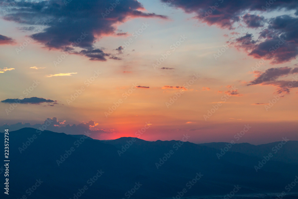 Sunset over Death Valley, Viewed from Dante's View Sunset over Death Valley, Viewed from Dante's View