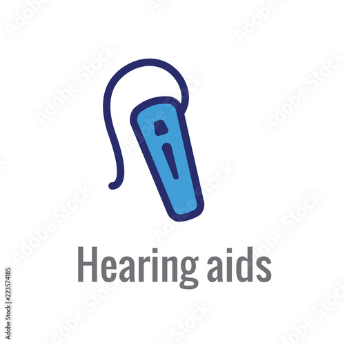 Hearing Aid or loss - Sound Wave Image