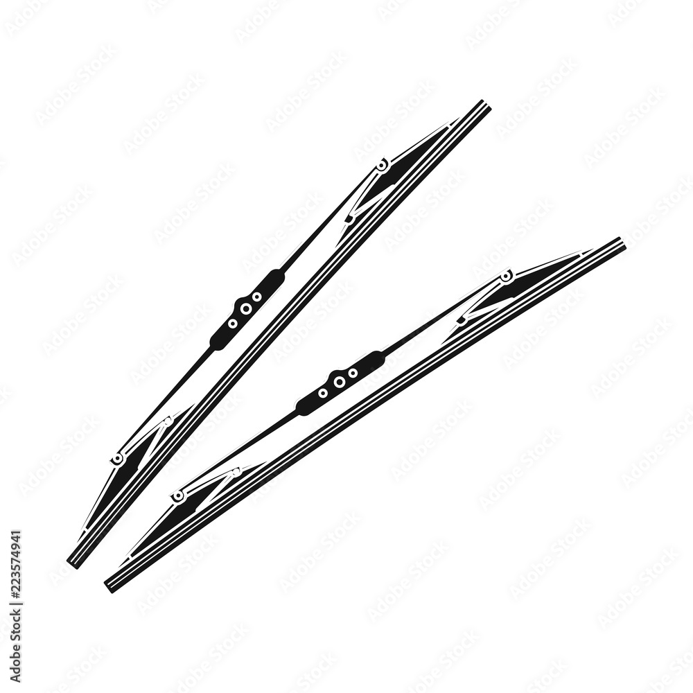 Vector illustration of auto and part symbol. Set of auto and car stock vector illustration.