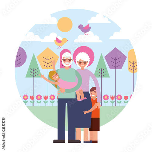 group of family members characters