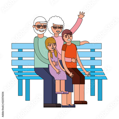 group of family members characters