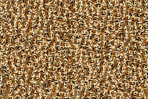 背景素材,ハロウィン,かぼちゃ,ジャックオーランタン,お化け,モンスター,幽霊,モザイク模様,怪物,