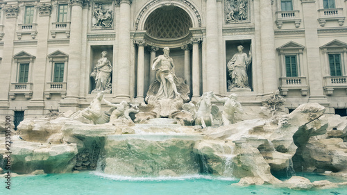 Trevi Fountain (Fontana di Trevi) in Rome. Italy.