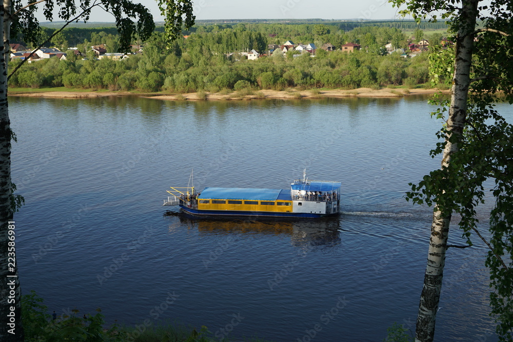 Russia. The city of Kirov, the river Vyatka. Spring of 2017. Russia. The city of Kirov, the river Vyatka. Spring of 2017.