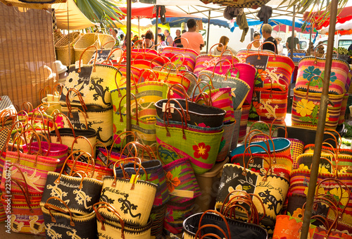 Souvenir gifts from Saint-Pierre's market in Reunion Island photo