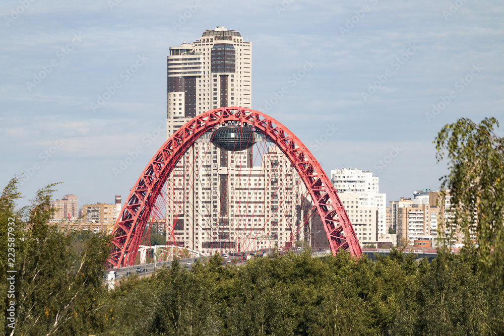 Fototapeta premium moscow picturesque bridge