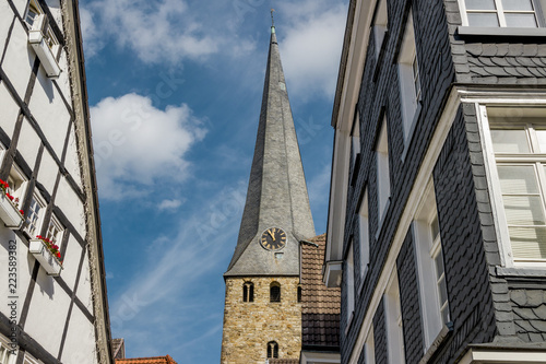 Kirche / Kirchplatz / Kirchturmuhr / Altstadt Hattingen photo