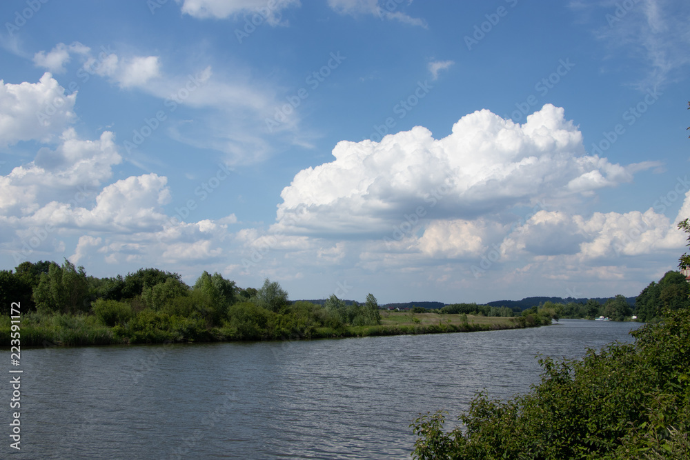 Obraz premium Piekary rocks on the Vistula near Kraków