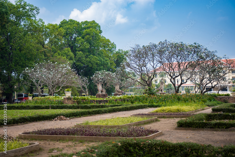 Royal Independence Gardens in Siem Reap, Cambodia