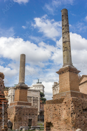 Columns in Roman Forum