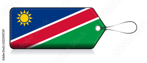 Namibian emoji flag, Label of  Product made in Namibia