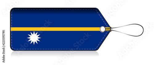 Nauruan emoji flag, Label of  Product made in Nauru