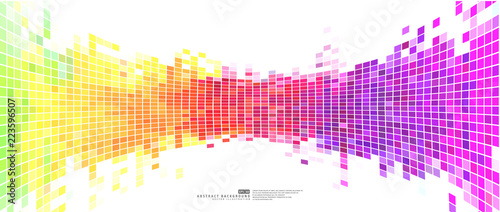 Colorful abstract background mosaic pixels