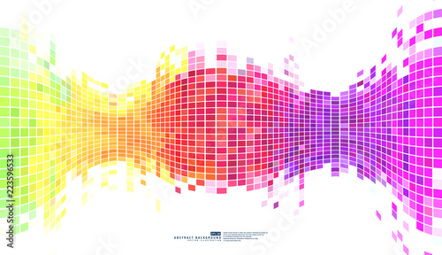 Colorful abstract background mosaic pixels