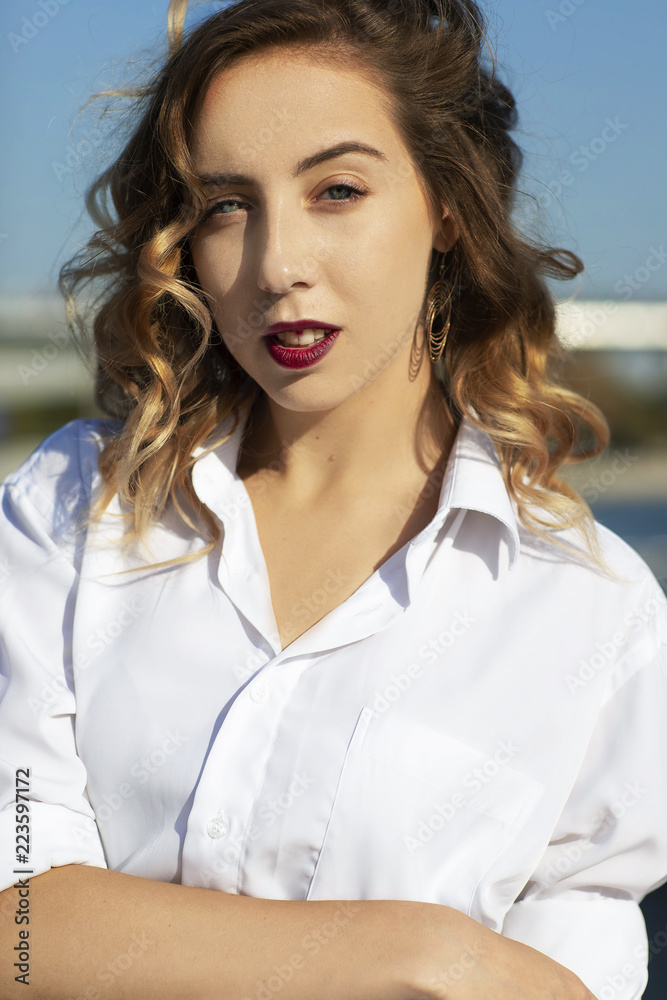 portrait of a beautiful sad girl closeup portrait of a beautiful sad girl closeup