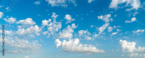 Photography clouds in blue sky