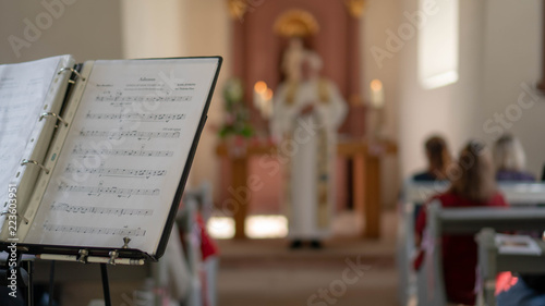 Hymn book of the cathedral photo