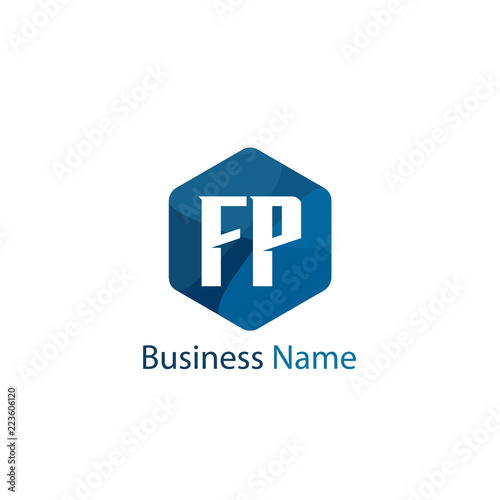 Initial Letter FP Logo Template Design Free Download Initial Letter FP Logo Template Design - GFXLoad