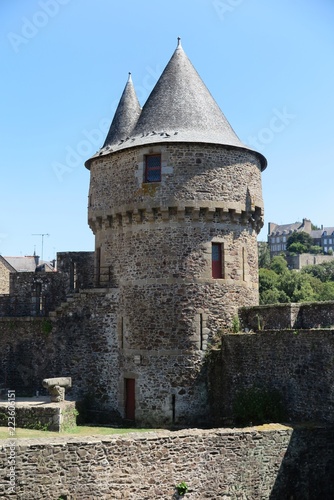 Fototapeta Naklejka Na Ścianę i Meble -  Festung von Fougères, Bretagne